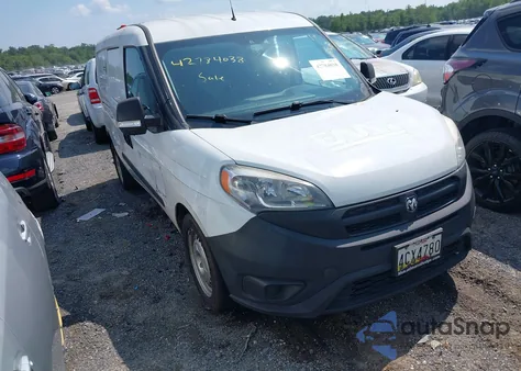 2017 Ram Promaster City Tradesman z USA, uszkodzony, nr VIN ZFBERFAB4H6G12005